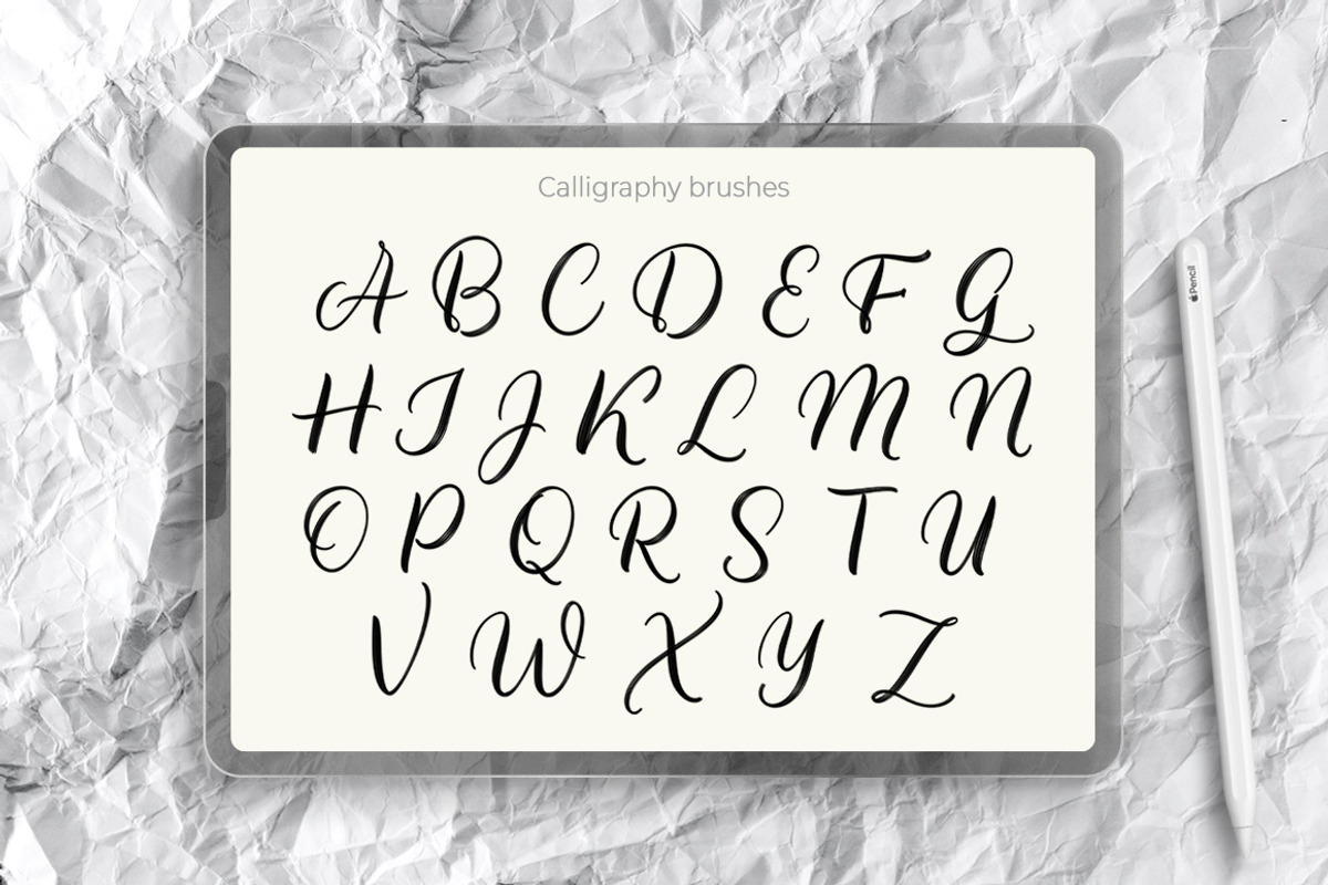 Procreate Calligraphy brushes +Bonus, a Brush Add-On by Type Tale (Photo 3 of 10)