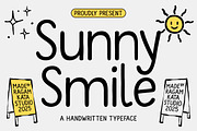 Sunny Smiles - Handwritten Sans Font, a Handwritten Font by RagamKata (Thumbnail 1 of 10)