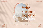 Boho Summer Logo, a Branding & Logo Template by Mio Buono (Thumbnail 1 of 16)