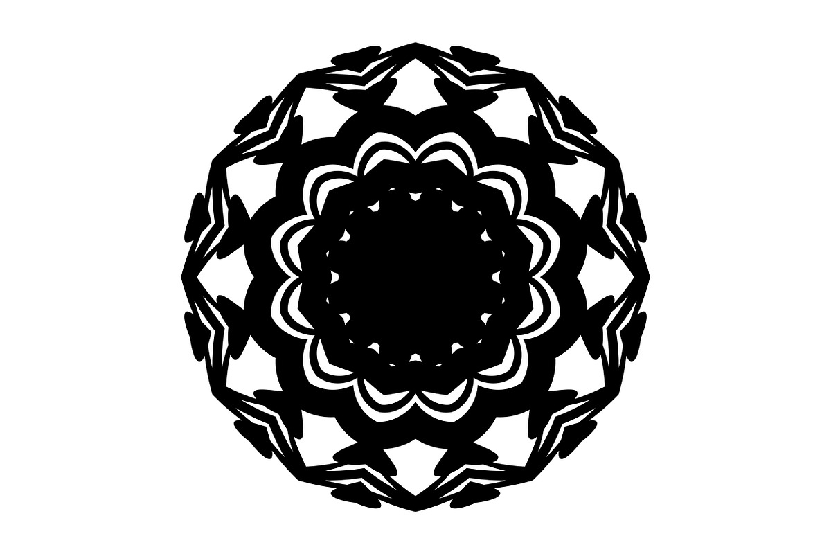 Artistic Mandala Vector Collection, a Decorative Illustration by NJ Himel (Photo 89 of 101)
