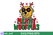 Merry Woofmas Festive Holiday Fun, a Graphic by mh_arif (Thumbnail 3 of 4)