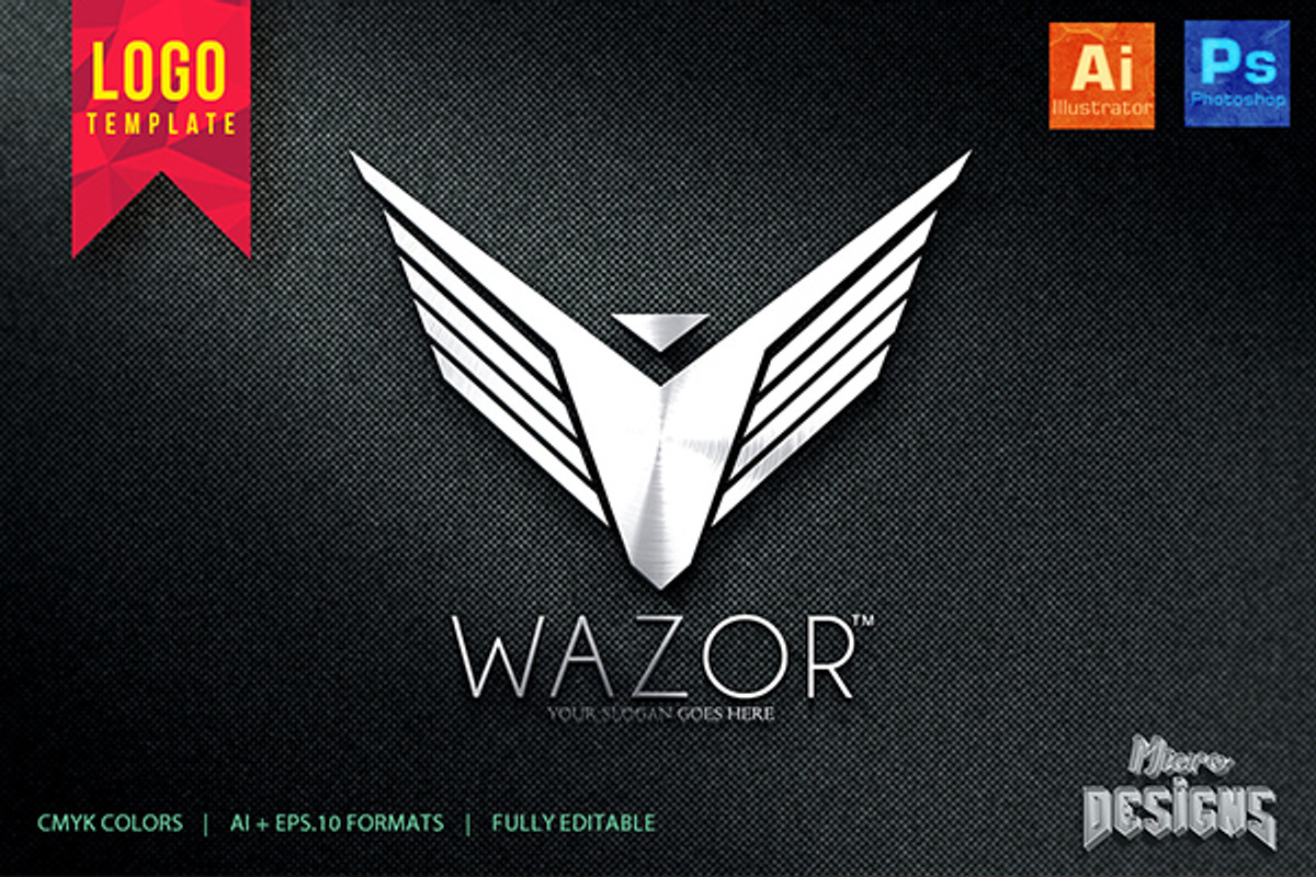 5in1 Logo Templates Bundle, a Branding & Logo Template by Micro Designs (Photo 3 of 6)