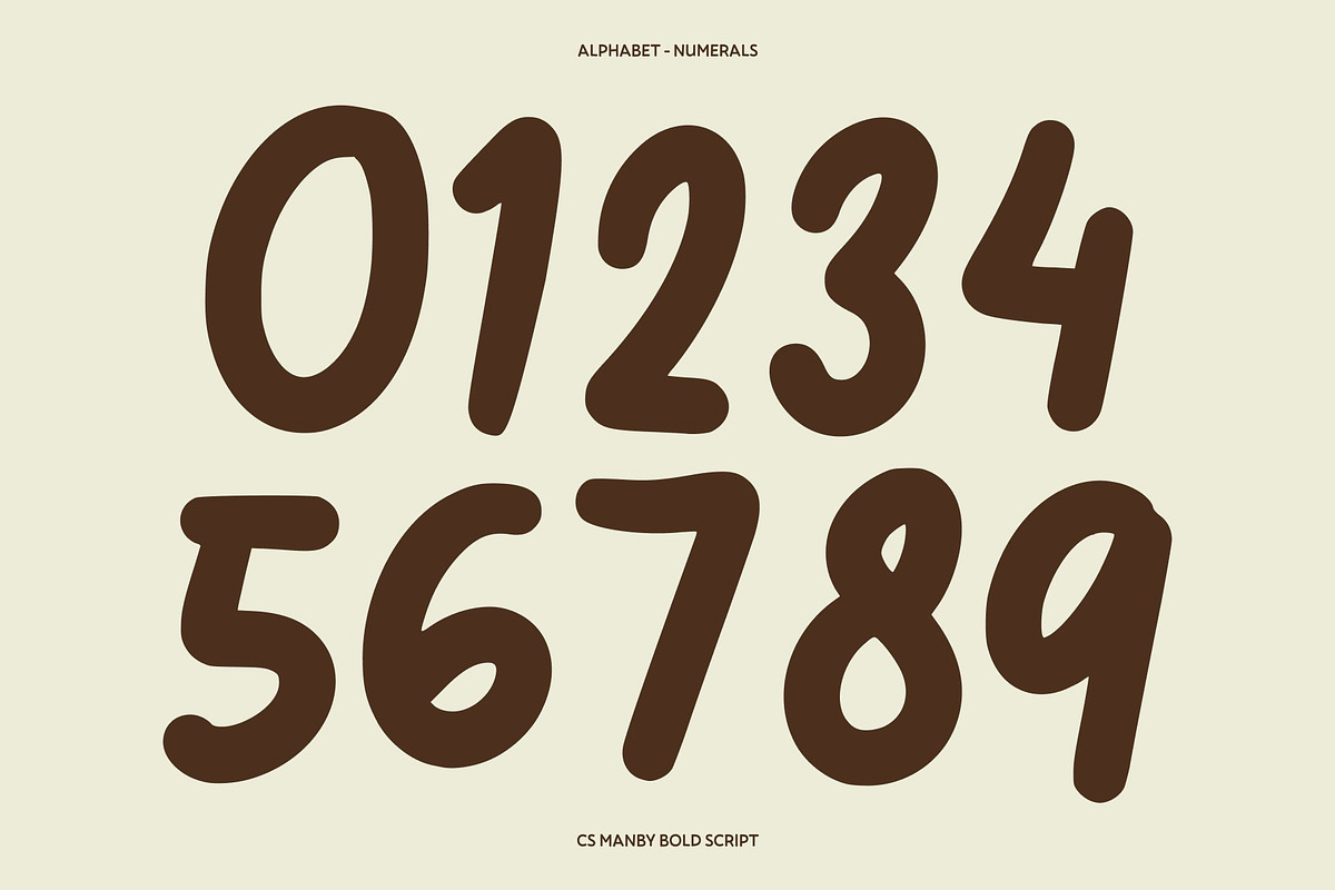 CS Manby - Vintage Bold Script Font, a Script Font by Craft Supply Co. (Photo 6 of 8)