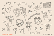 Valentine's Day Cupid Bundle, a Decorative Illustration by Little Blondie Art (Thumbnail 4 of 8)