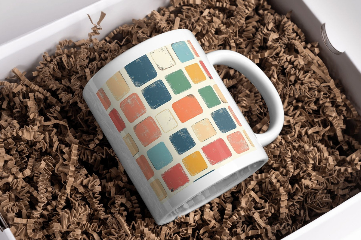 12 Retro Colorblock Seamless Pattern, a Pattern Graphic by Inknfolly (Photo 4 of 7)