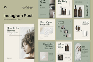 Luxury Skincare Instagram Post, a Social Media Template by Pitchlook.Studio