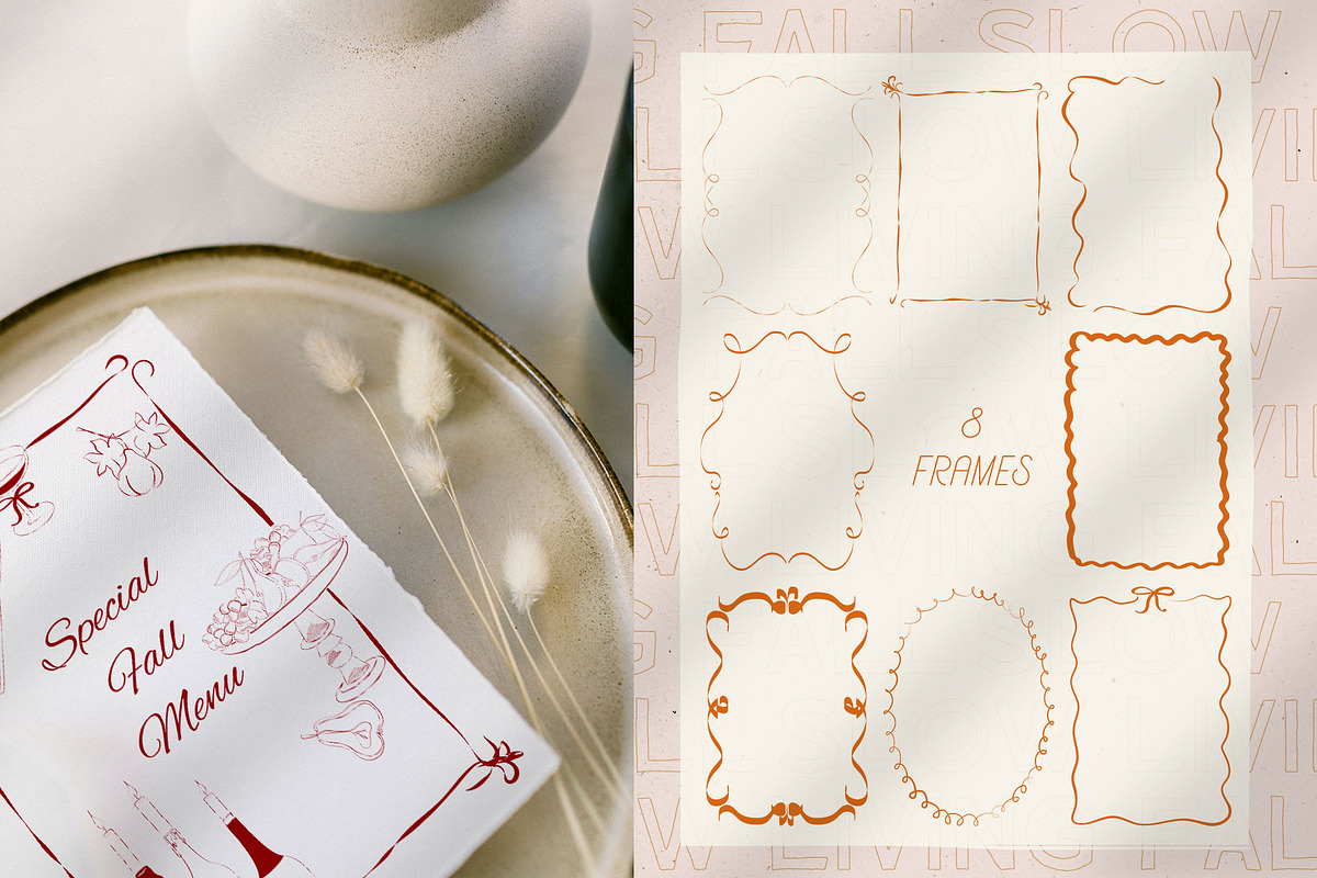 Slow Living. Fall posters collection, a Decorative Illustration by Mio Buono (Photo 7 of 13)