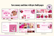 Bright Pink Squarespace Template, a Squarespace Template by Template Twist Shop (Thumbnail 6 of 10)
