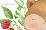 Berry Summer - kids collection, an Animal Illustration by polikarpovaart (Thumbnail 6 of 21)