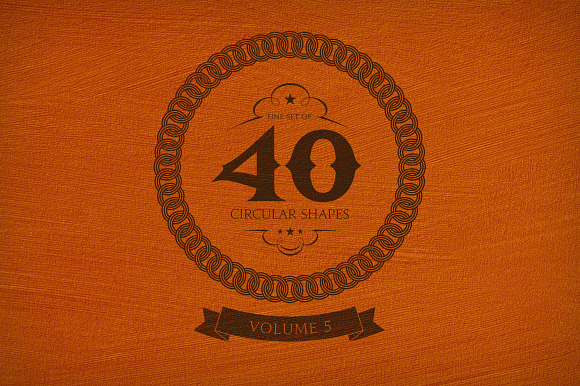 40 Circular Shapes - Vector - Vol. 5 preview 6