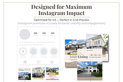 Neutral Real Estate Instagram Bundle, a Social Media Template by Everyday Perfection (Thumbnail 7 of 11)