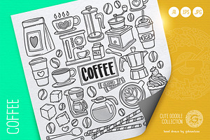 Coffee Doodle Vector