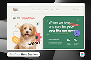 HappyPaws - Pet Shop Hero Header, a Templates & Theme by SquidPixey (Thumbnail 1 of 3)