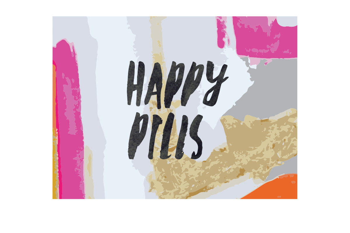Happy Pills, a Font by PIPS + GEMS (Photo 1 of 5)