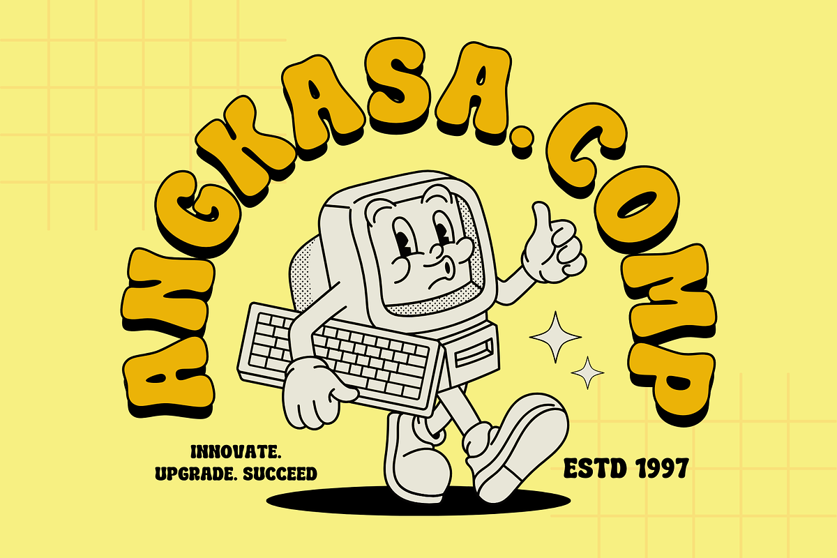 Retro Blendy - Retro Display Font, a Font by Sronstudio (Photo 9 of 12)