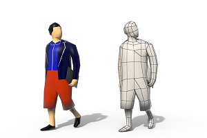 Low Poly People Pack - Man