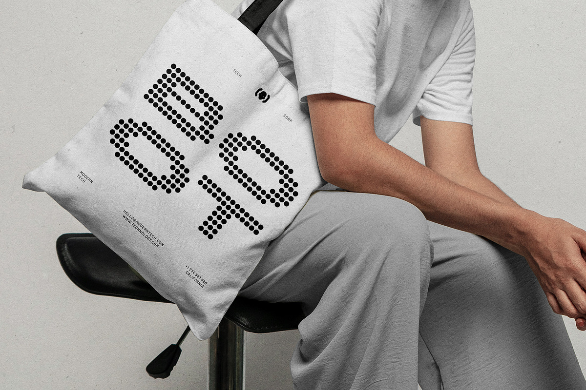 Neo Rizon - Modern Dot Display, a Sans Serif Font by Typia Nesia (Photo 12 of 12)
