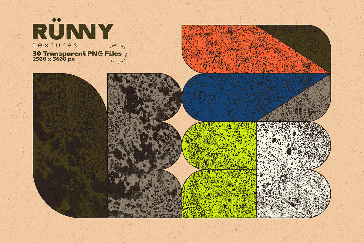 Runny 30 Transparent PNG Textures, a Texture Graphic by nicholasasmita (Photo 6 of 10)