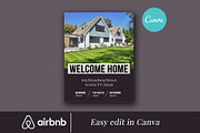 Airbnb Welcome Book Template Canva, a Templates & Theme by bonadigitals (Thumbnail 1 of 5)