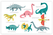 38 Dinosaur Elements x3 Styles, a Graphic by monkik (Thumbnail 2 of 22)
