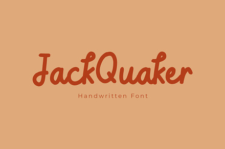 Jack Quaker Handwriting Font, a Handwritten Font by NTC Graphic