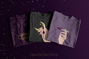 Moonlight Magic vector set, an Illustration by Marine art (Thumbnail 4 of 4)