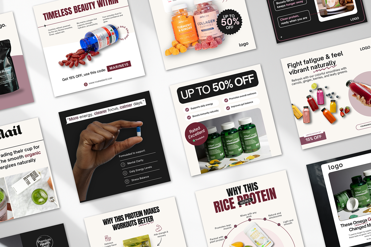30 Supplements Ad Templates Meta preview 3