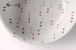 Top View Deep Ceramic Bowl Mockup