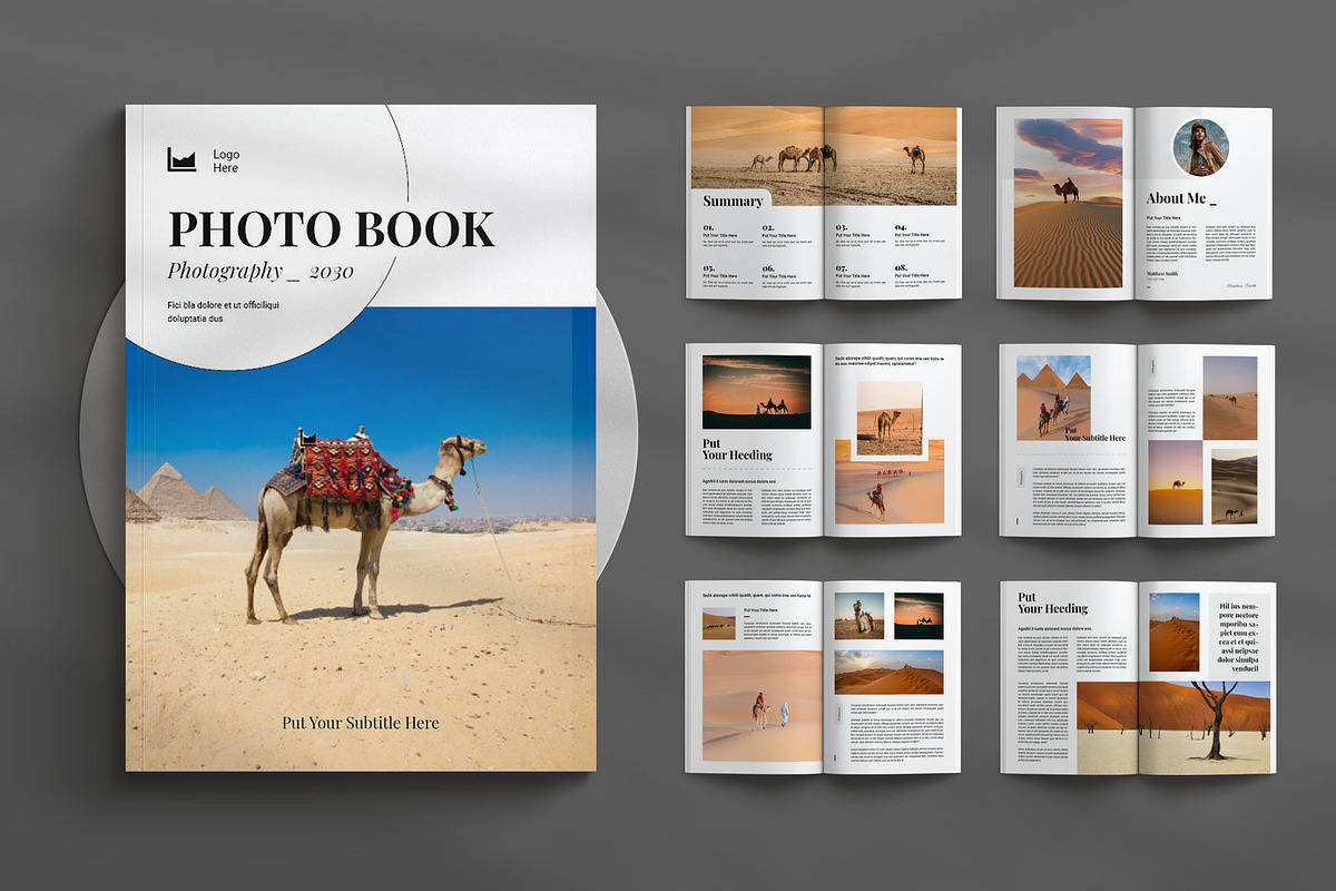 Photo Book Template, a Magazine Template by Seeing-art (Photo 1 of 11)