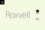 ROXVEIL - Unique Display Font, a Sans Serif Font by Designova® (Thumbnail 1 of 9)