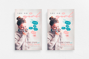 You Go Girl Flyer Template