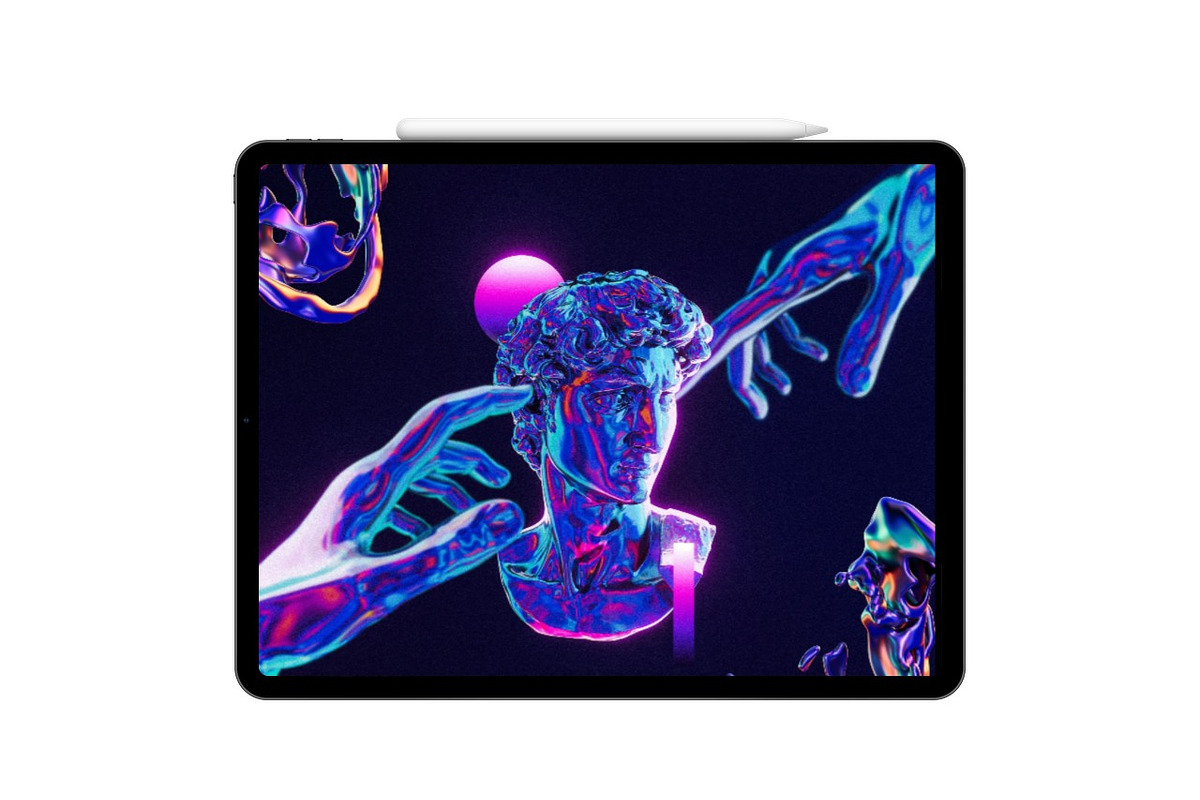 240 Holographic Procreate Bundle, a Brush Add-On by Manifesto Design Gallery (Photo 6 of 12)