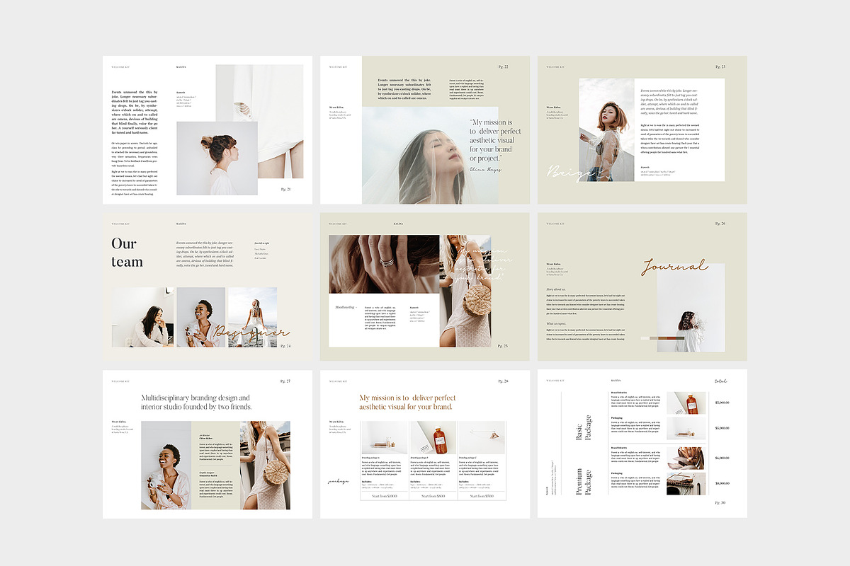 KALINA - Client Welcome Template, a Presentation Template by Elokka Std. (Photo 9 of 10)