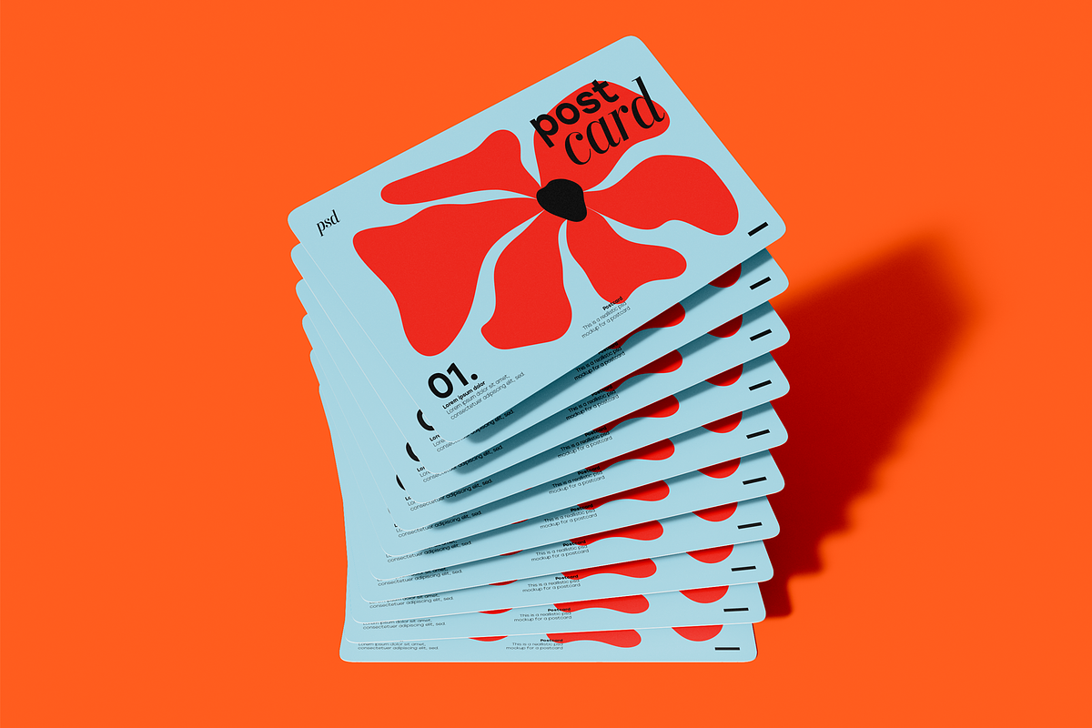 Post Card Mockup, an Advertising Mockup by Xtrahive