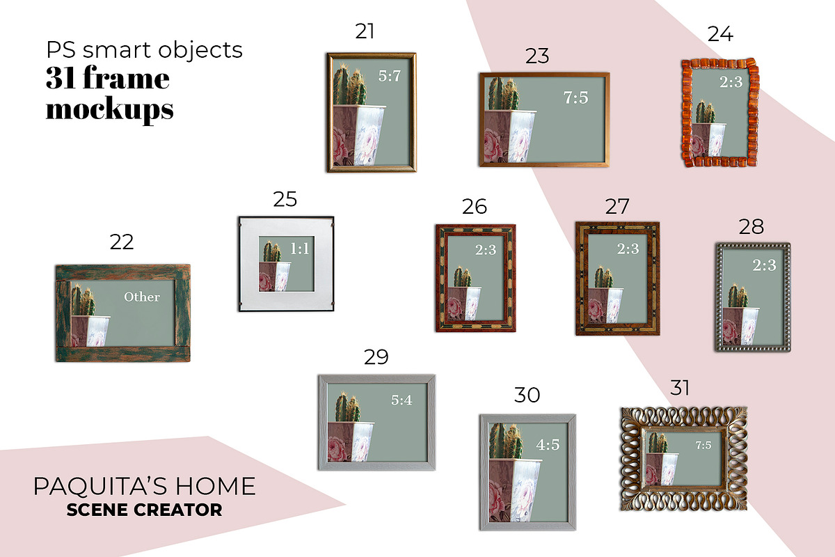 Paquita's Scene Creator - 31 frames, a Household Mockup by bluevan (Photo 10 of 16)