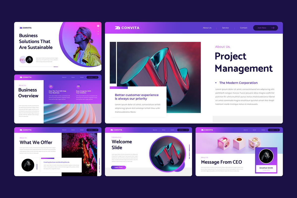 Convita - Business Pitch Deck, a Presentation Template by YossyOneStd (Photo 7 of 7)