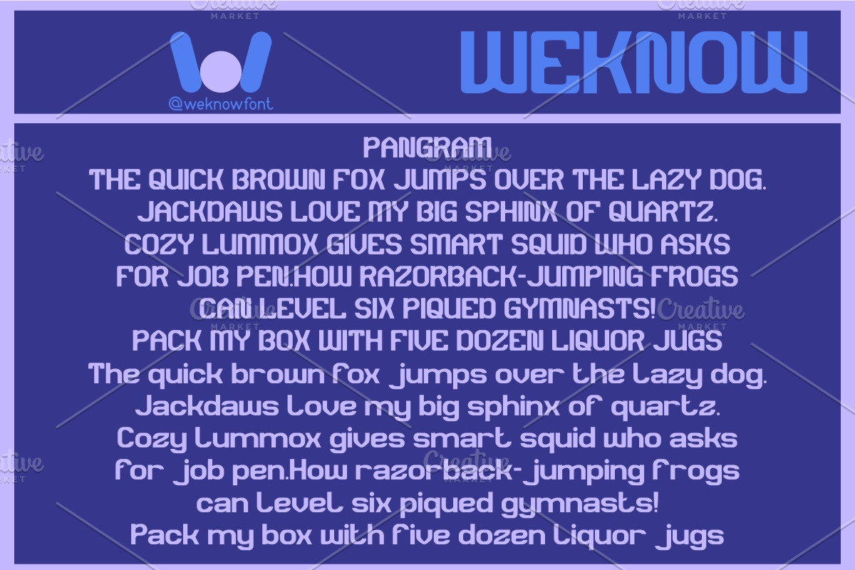 Synthetic Rhythm font, a Font by weknow (Photo 7 of 8)