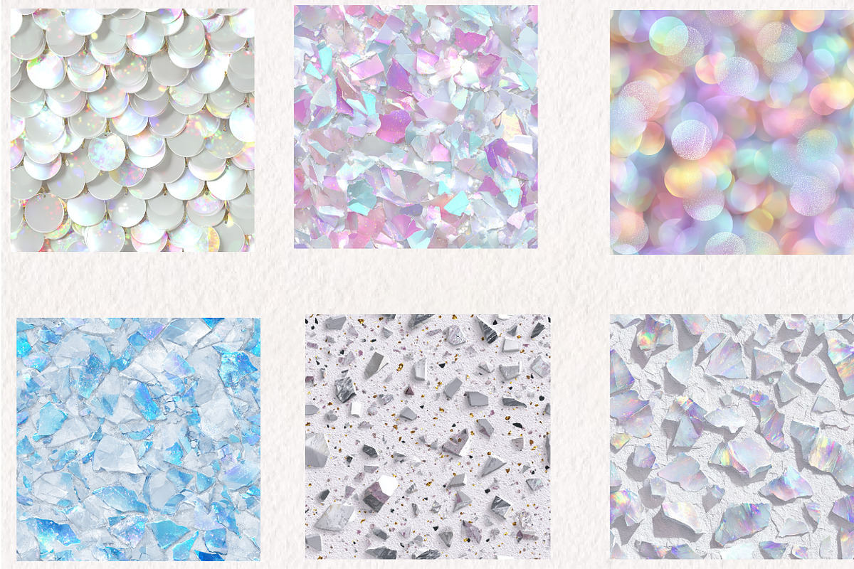 White Sparkle Large Glitter Paper, a Pattern Graphic by CreationArt (Photo 2 of 4)