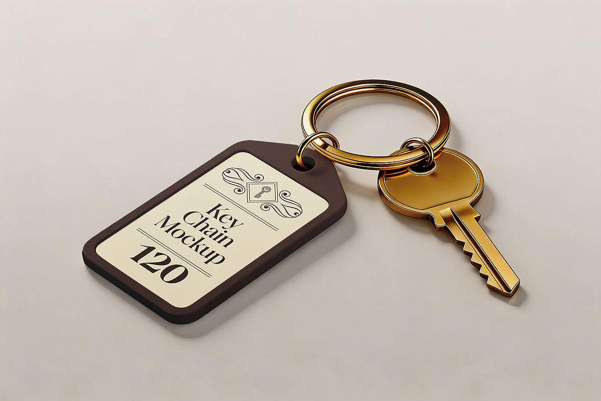 Key Chain Mockup, a Product Mockup by Pitchlook.Studio (Photo 4 of 4)