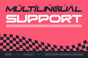 Meicre Sports - Racing Logo Font, a Sans Serif Font by Nirmana Visual (Thumbnail 11 of 16)