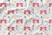 SUMMER SUPPORT FRIENDS Patterns, a Seasonal Illustration by FaliushViktoriaArtist (Thumbnail 8 of 11)