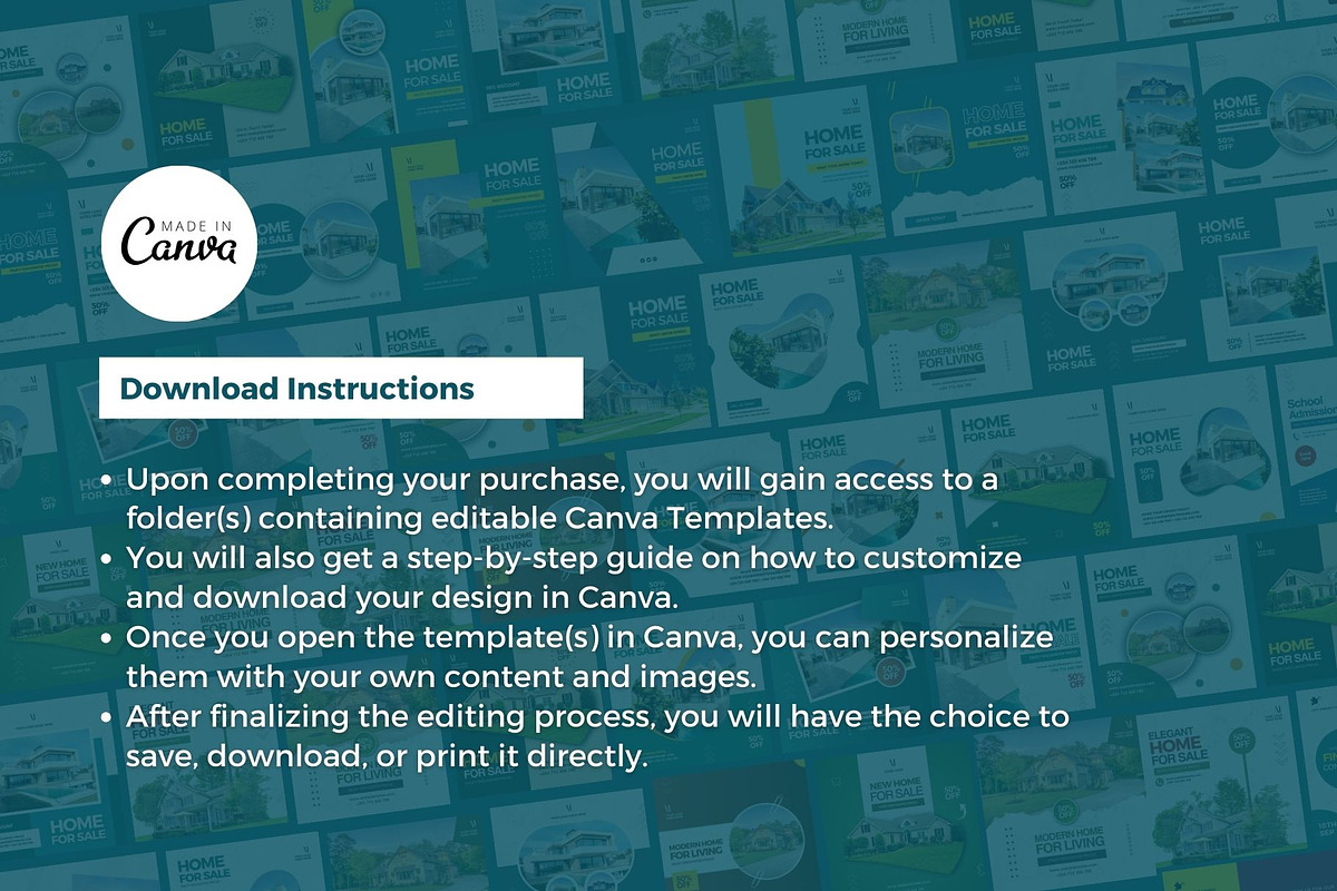 Real Estate Canva Flyer Bundle, a Social Media Template by MK Creatives (Photo 2 of 2)
