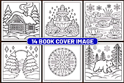 62 Stained Glass Winter Coloring, a Seasonal Illustration by Design Art (Thumbnail 2 of 5)