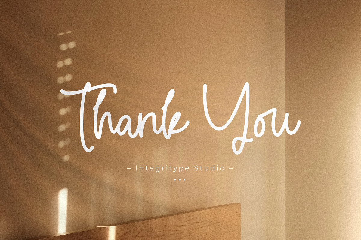 Donatally, a Handwritten Font by Integritype Studio (Photo 15 of 15)