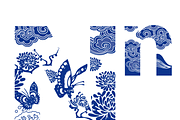 Alphabet design in Oriental style, a Symbol Font by PonDeArt (Thumbnail 2 of 2)