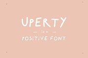 Uperty: Simple Boho Handwritten Font, a Script Font by Delightful Design (Thumbnail 1 of 15)