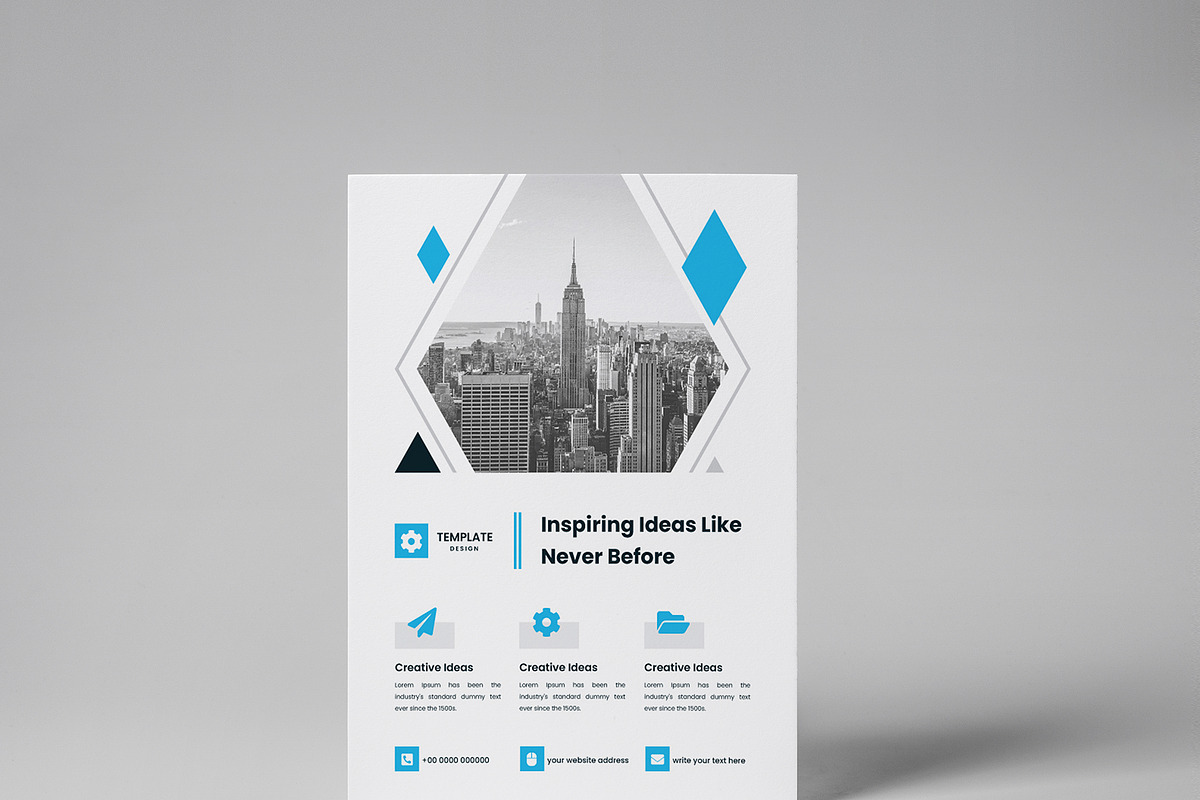 Minimal Clean Business Flyer Design, a Flyer Template by mijli (Photo 16 of 19)