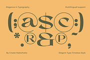 Baner - Sans Luxury Typeface, a Sans Serif Font by MaikoHatta (Thumbnail 8 of 8)