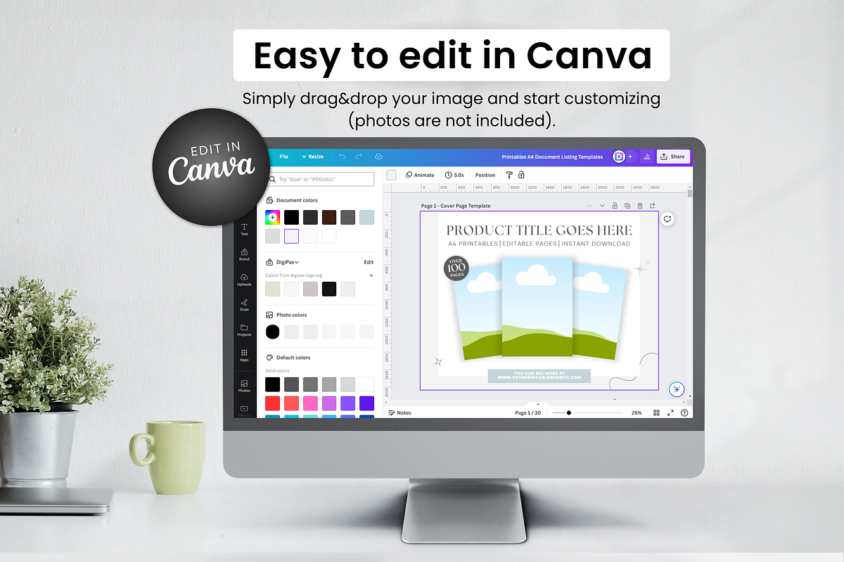 Etsy Digital Shop Templates Bundle, a Design Template by DigiPax (Photo 10 of 10)