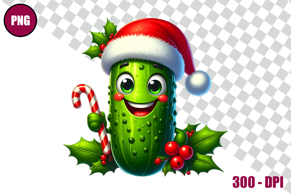 Christmas Pickles Clipart Bundle, a Decorative Illustration by taramija (Photo 13 of 26)
